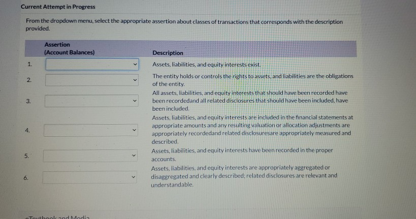  Current Attempt in Progress From the dropdown menu, select the appropriate