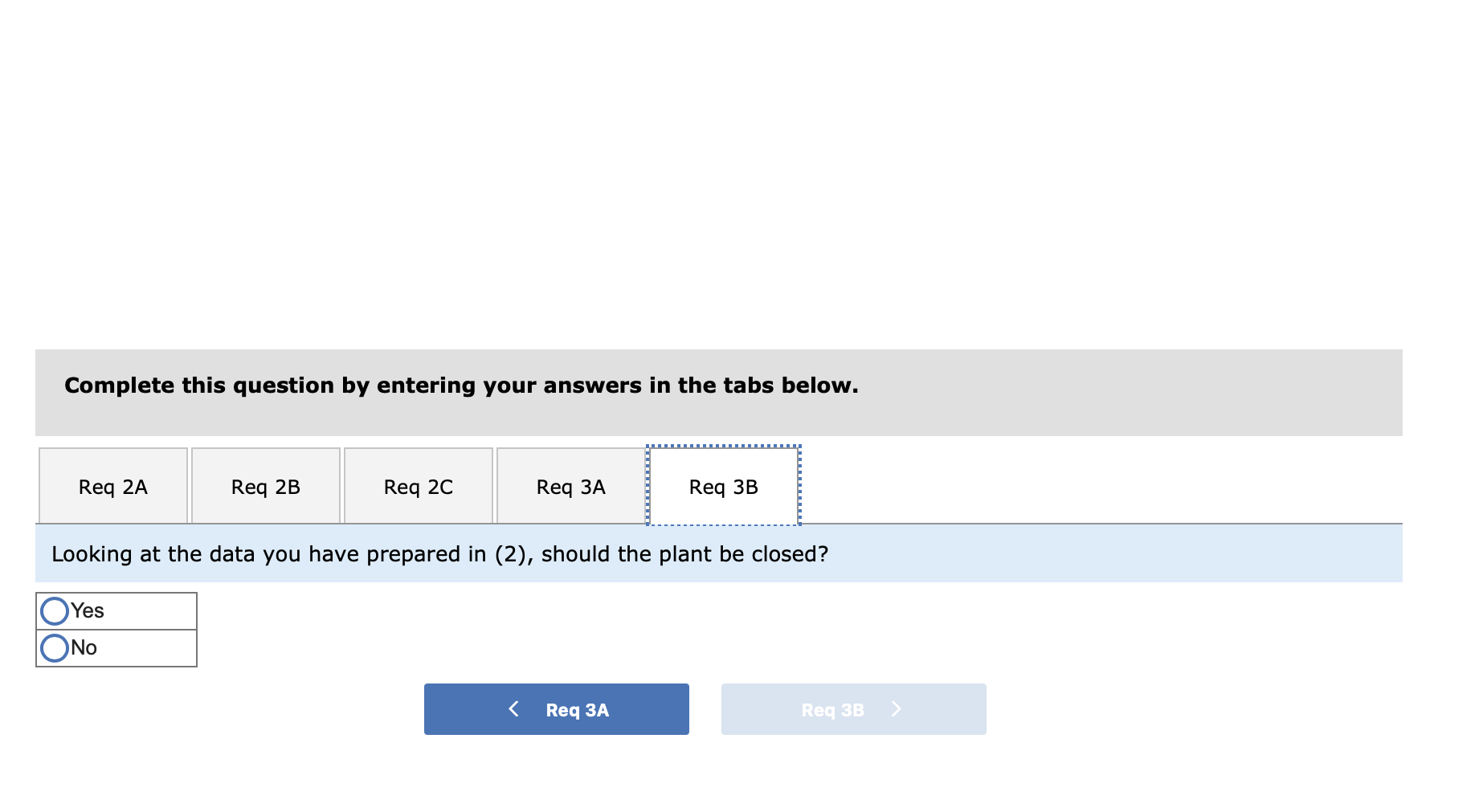 received a bid from an outside vendor to supply the equivalent of