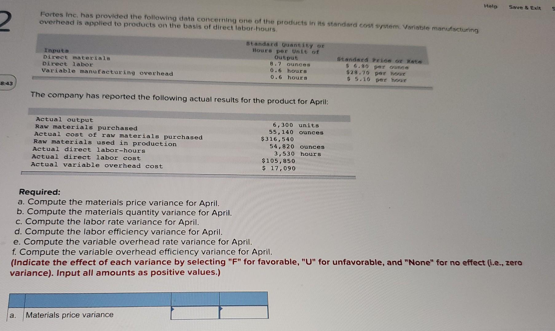 Help Save & Exit 2 Fortes Inc. has provided the following