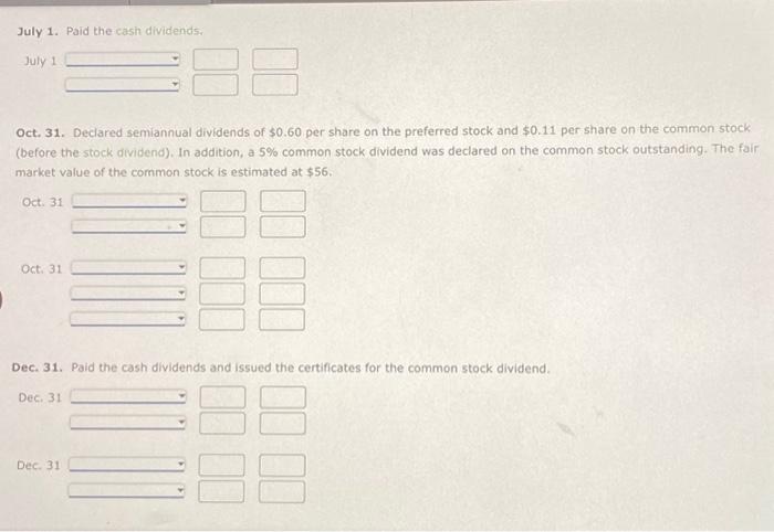 Boating Corporation during the current fiscal year are as follows. Journalze the