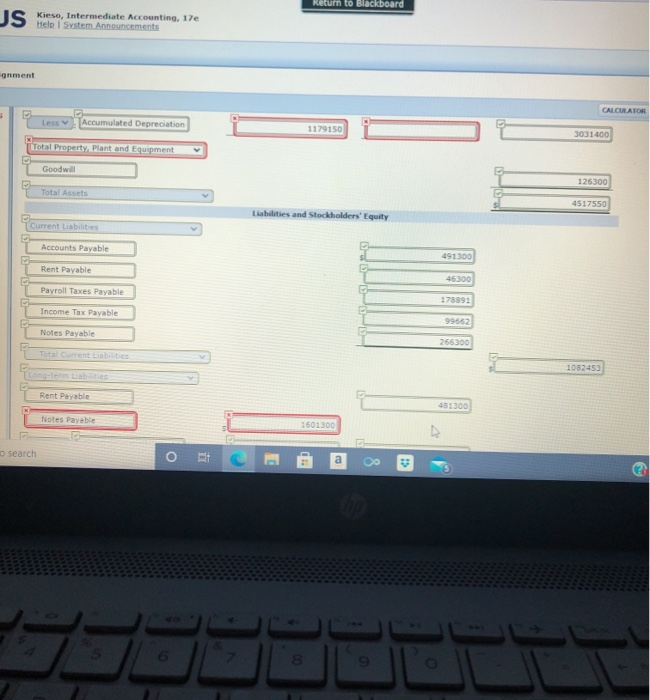 number of balance sheet items for Nash, Inc. for the current year,