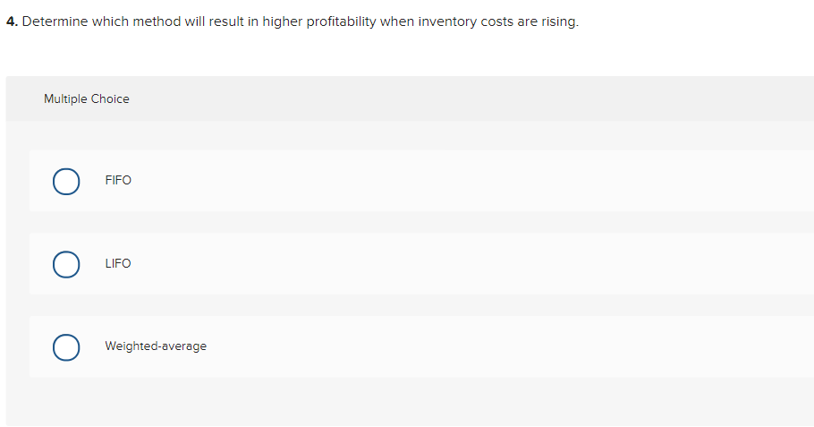 Beginning inventory Apr. 7 Purchase Jul.16 Purchase Oct. 6 Purchase Number of