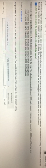 420. 3. Compute the manufacturing overhead cost that should be assigned to