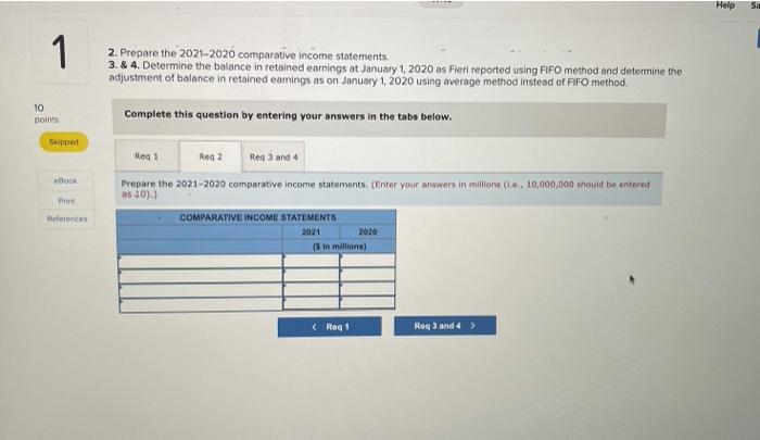 FIFO Inventory costing method for both financial reporting and tax purposes. At