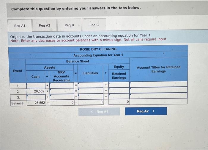 allowance method LO 7-1 Rosie Dry Cleaning was started on January 1,