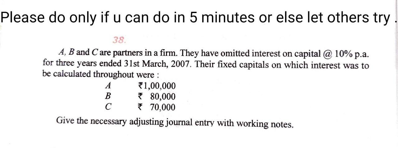 I need the answer as soon as possible Please do only if