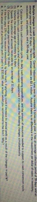 cashing expend, and the amount of meeded to suport it canh conversion