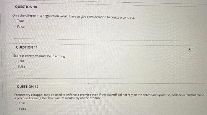 be binding on an adult although the minor does not have the