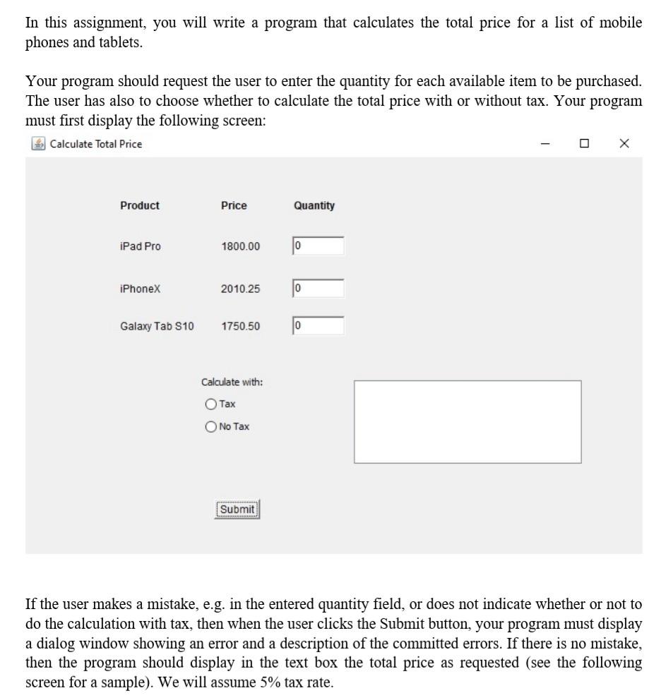  fast please In this assignment, you will write a program that