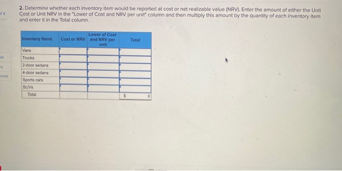 value (L06-6) [The following information applies to the questions displayed below.) A