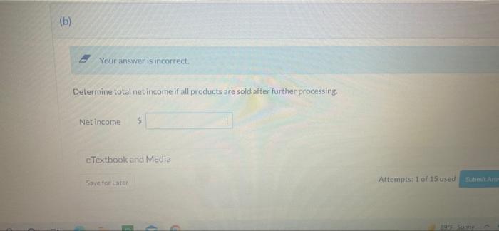 common process costing $100,100. Each of the products can be sold at