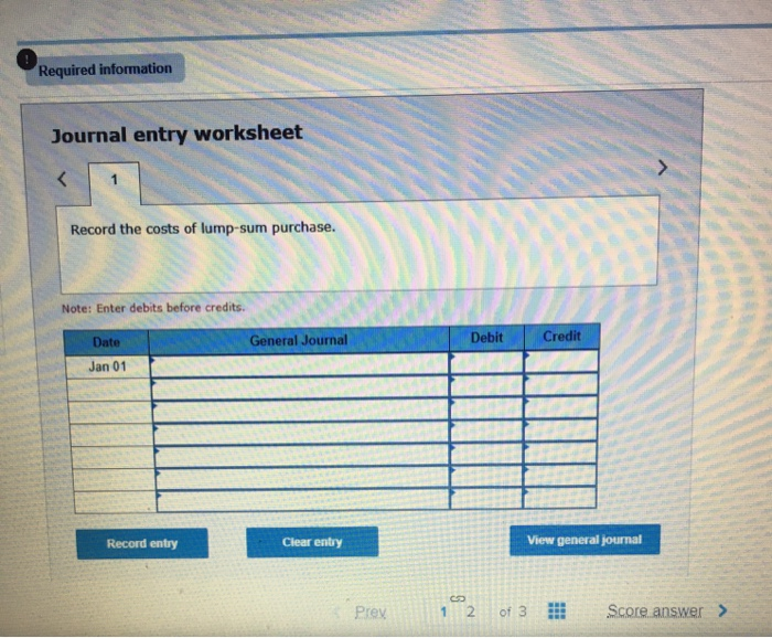 several assets on January 1 at a total cash price of $830,000.