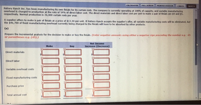  CALCULATOR FULL SCREEN PRUNTER VERSION RACK NEXT Pottery Ranch Inc. has