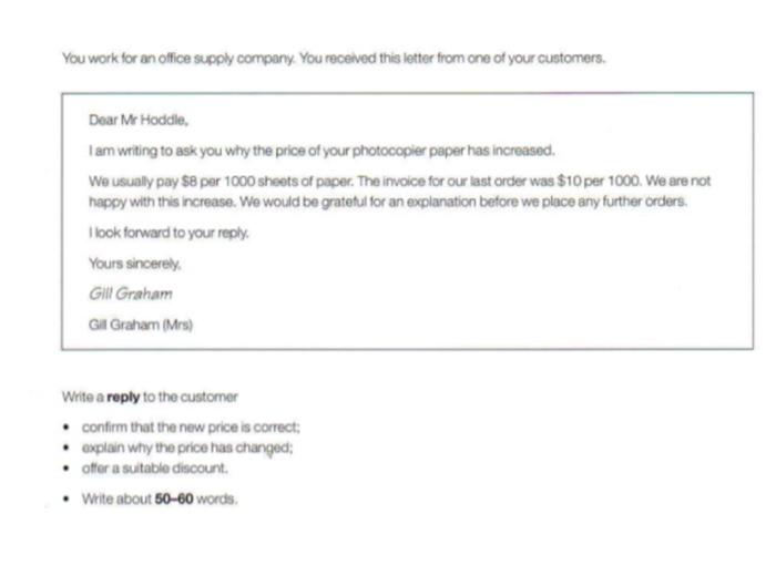 now please Starting the email- Dear Ms. Graham, Task 1- Confirm that