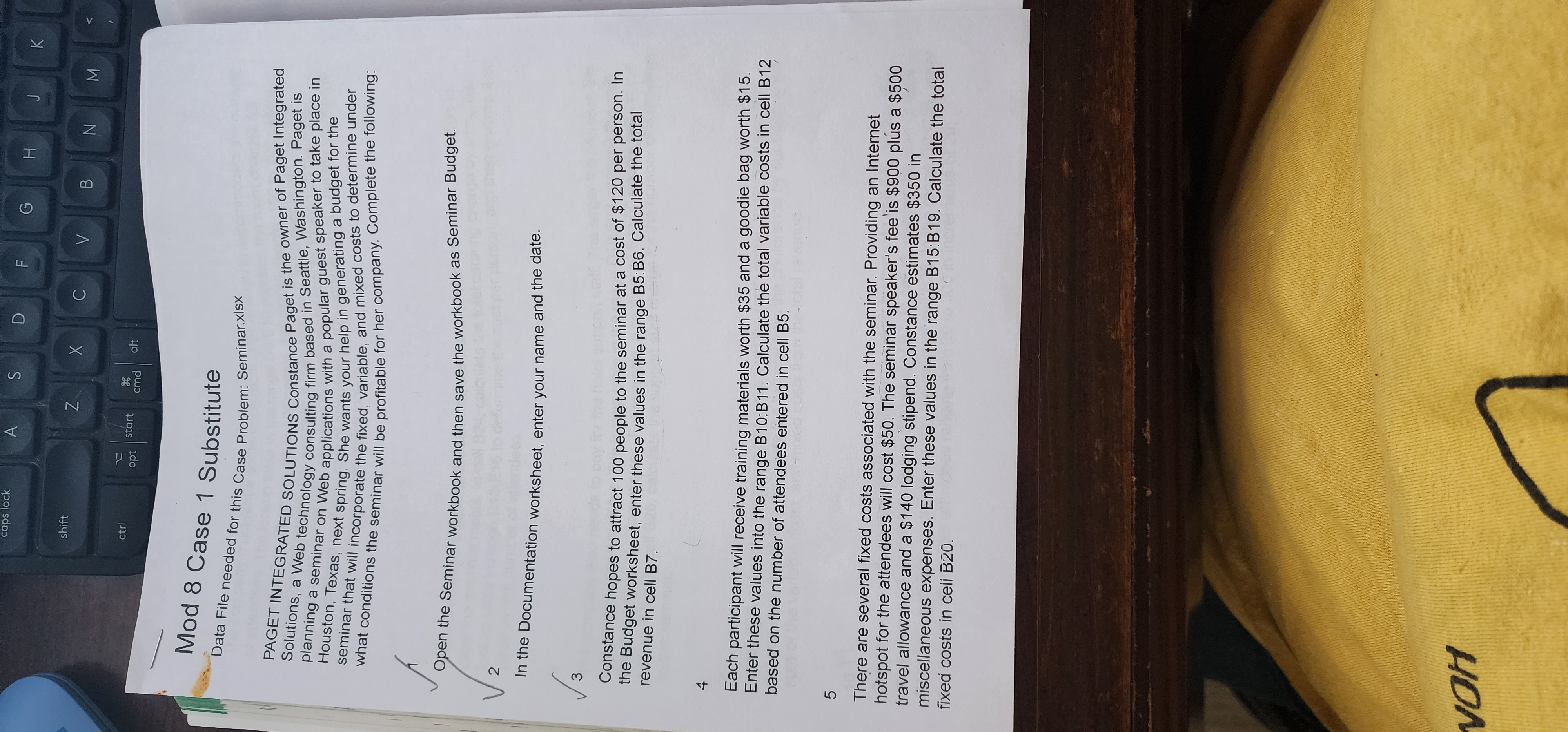 to the end of the workbook. 16 Save the workbook, and then