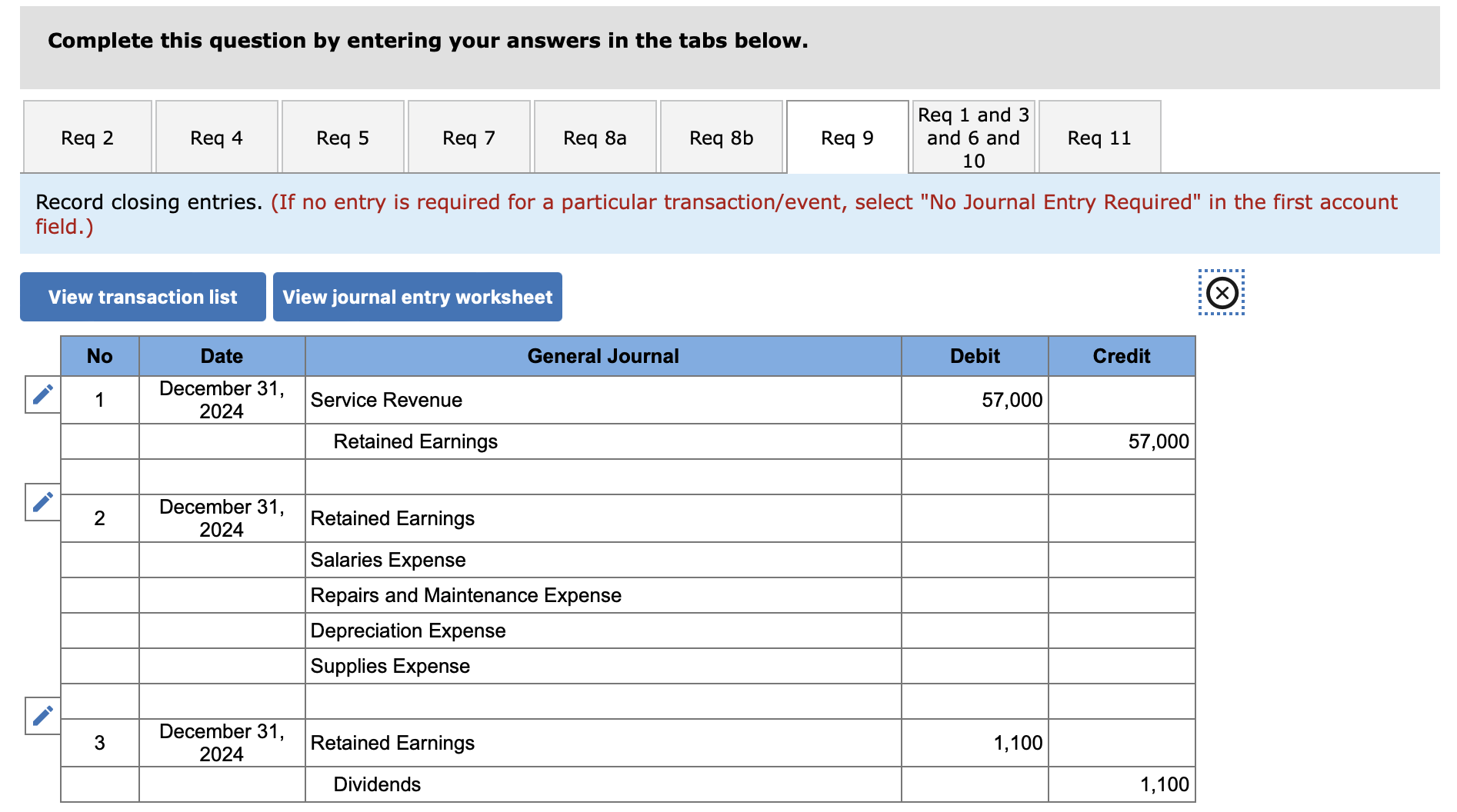 in exchange for $6,000cash. Pay salaries of $6,400 from 2023 (prior year).