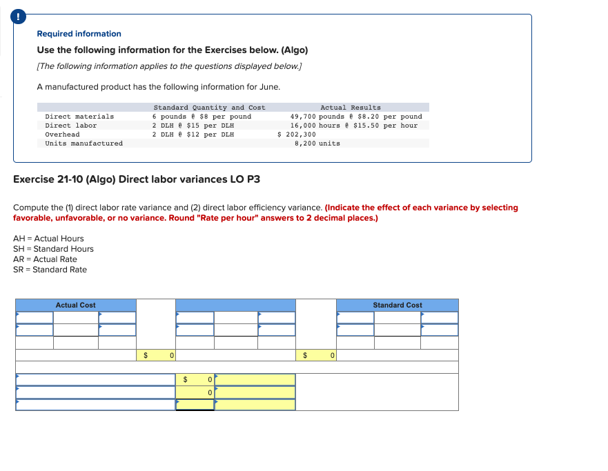 [The following information applies to the questions displayed below.] A manufactured product
