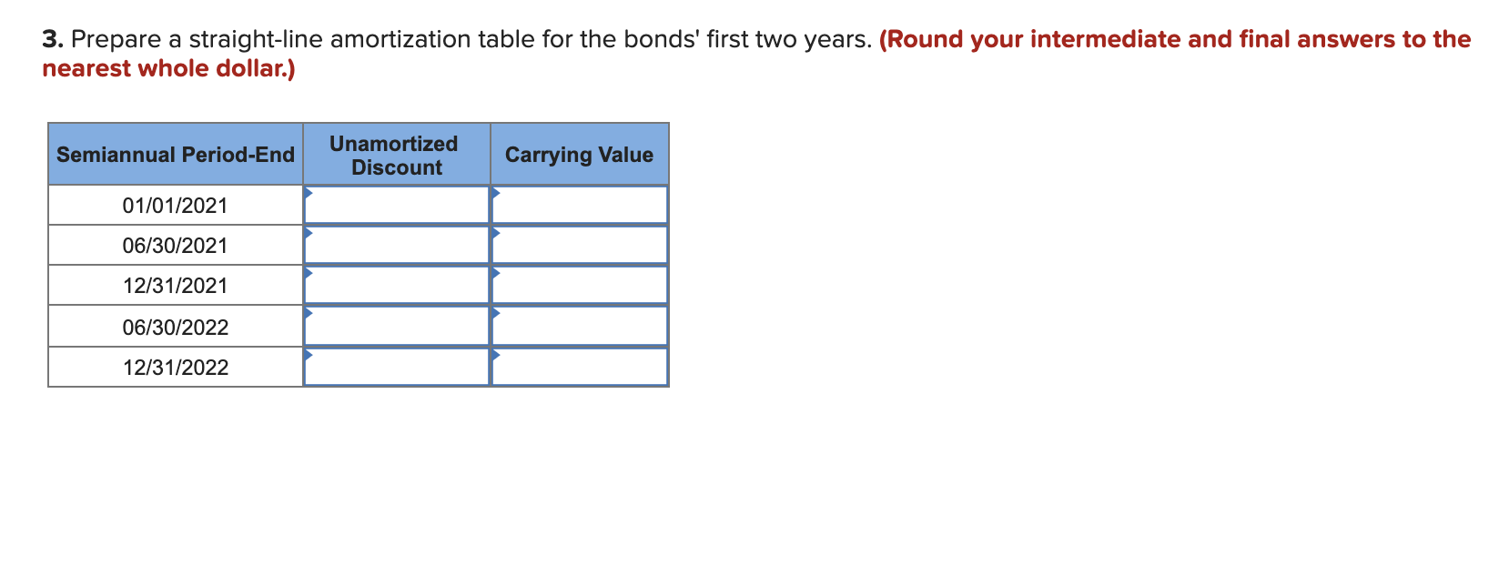 pay interest semiannually on June 30 and December 31. They are issued