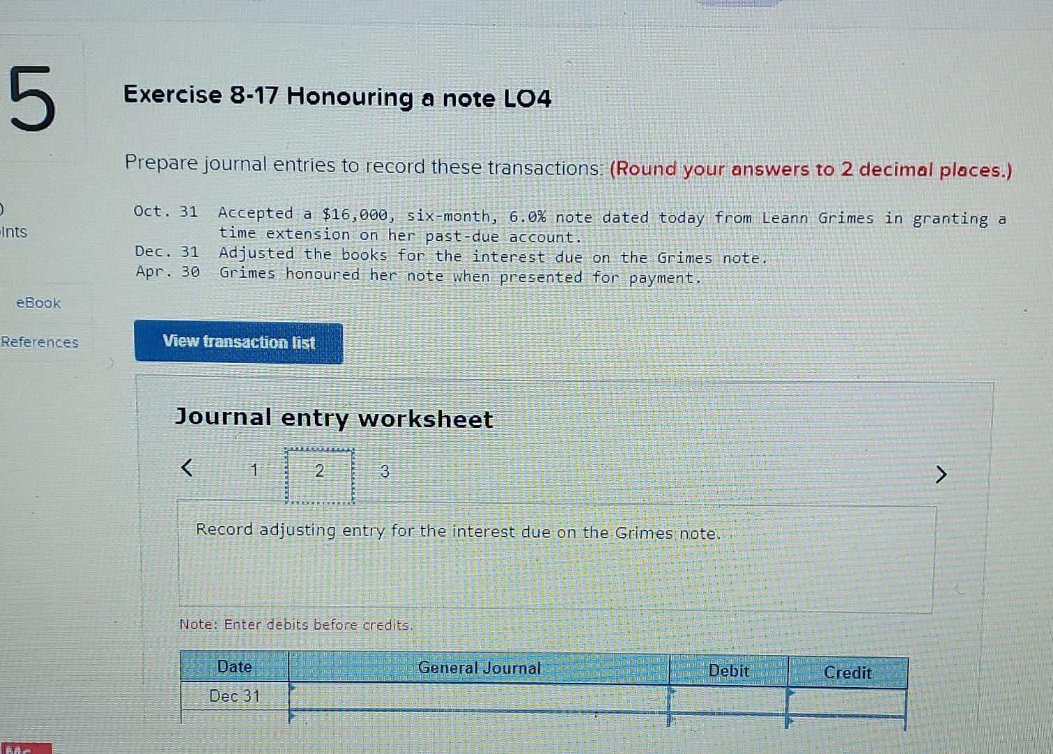 these transactions: (Round your answers to 2 decimal places.) Oct. 31 Accepted
