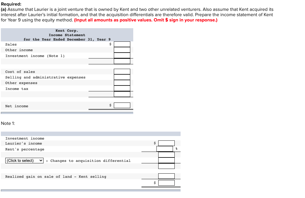 shares of Laurier in Year 3 at a cost of $843,000 and