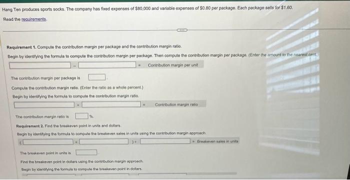 Data table Gary Hoffman is evaluating a business opportunity to sell