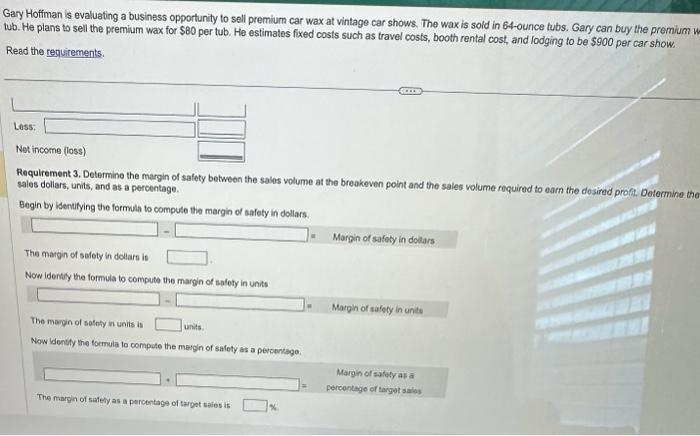 sales dollars, units, and as a percentage. Begin by identifying the formula
