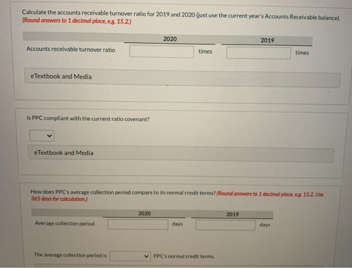 term loan in 2020 in which PPC was required to maintain a
