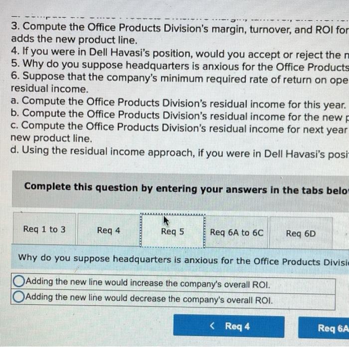 Products Division "But I want to see the numbers before I make