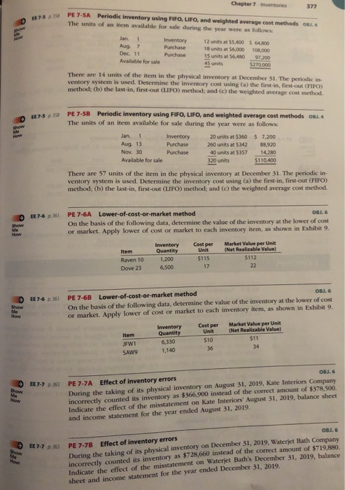 purchased during April: Show Me How Item A Units Cost p. 2