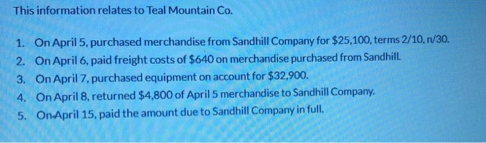  PLEASE ANSWER ALL. correctly. and QUICKLY. This information relates to Teal