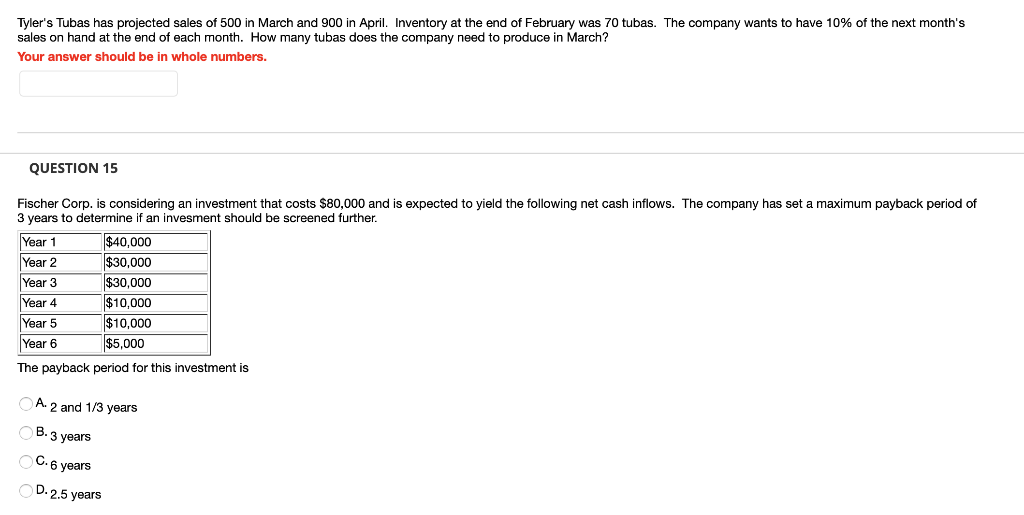 of its products when they produced 20,000 finished units of product. Direct