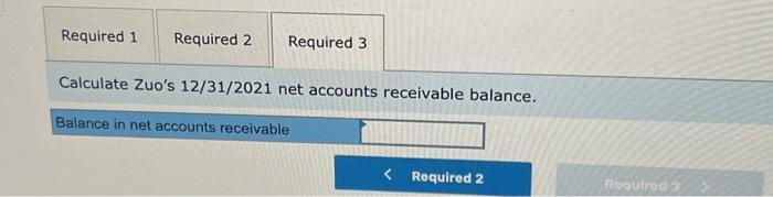 not yet due = $400,000, estimated uncollectible = 8%. 2. Accounts 1-30
