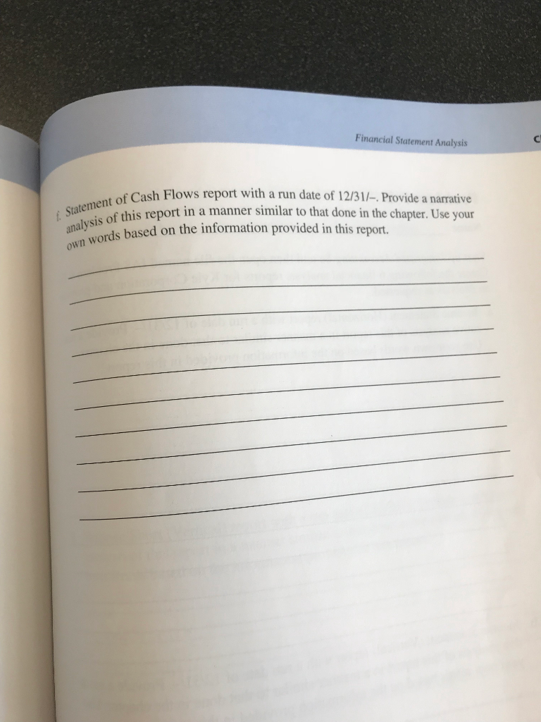 for Casey Corporatoblen g vide an analysis as requested: and Pro. a.