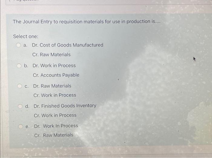 Factory Overhead Your Factory Overhead is Overapplied. The Journal Entry to correct