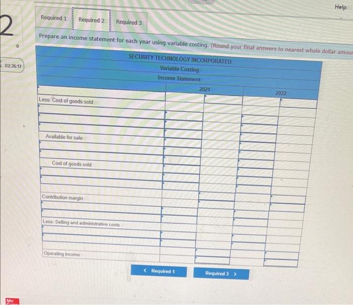of an electronic control system used in the manufacture of certain special