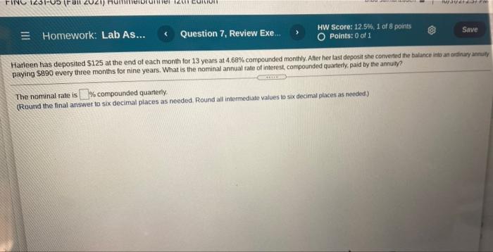  Irail 2021) av F > Save = Homework: Lab As... Question