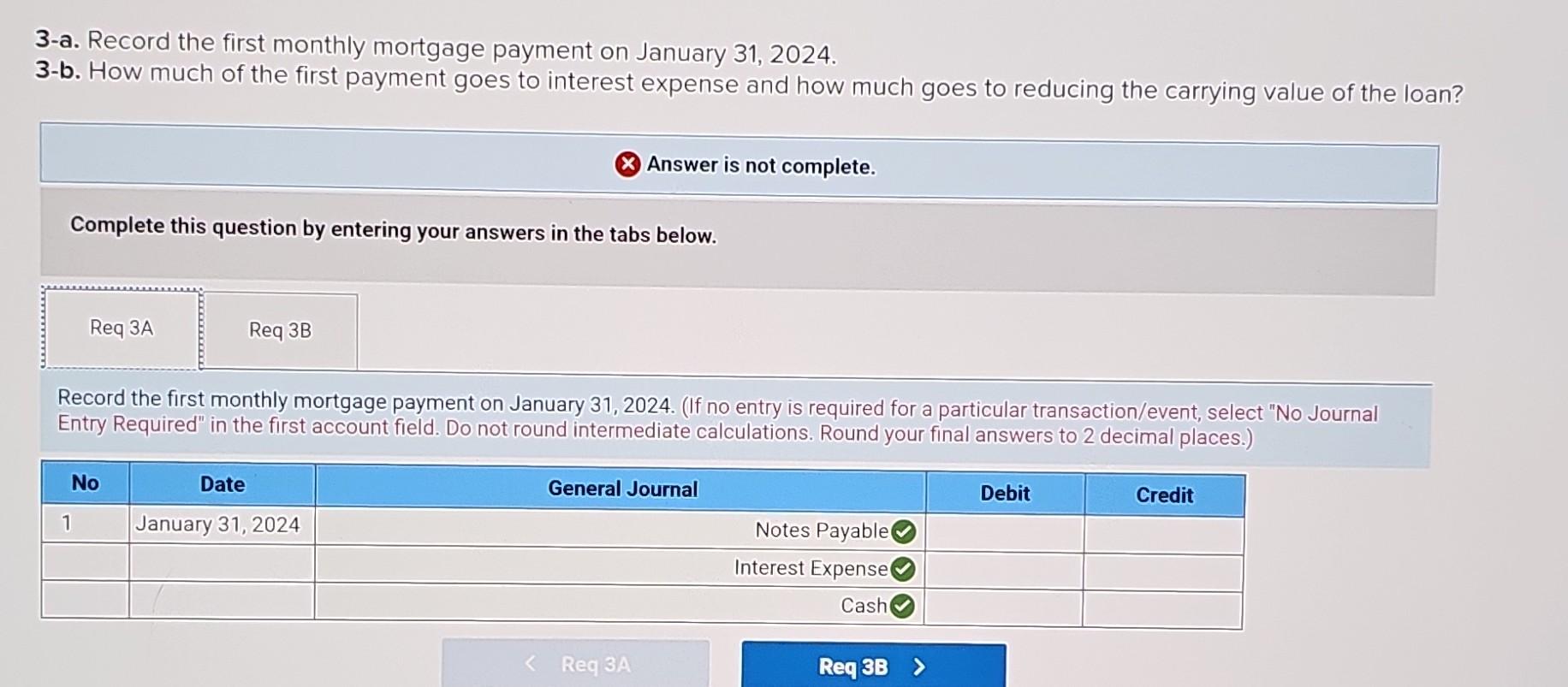 borrowing the remaining $380,000, signing a(n) 7%,20-year mortgage. Installment payments of $2,946.14