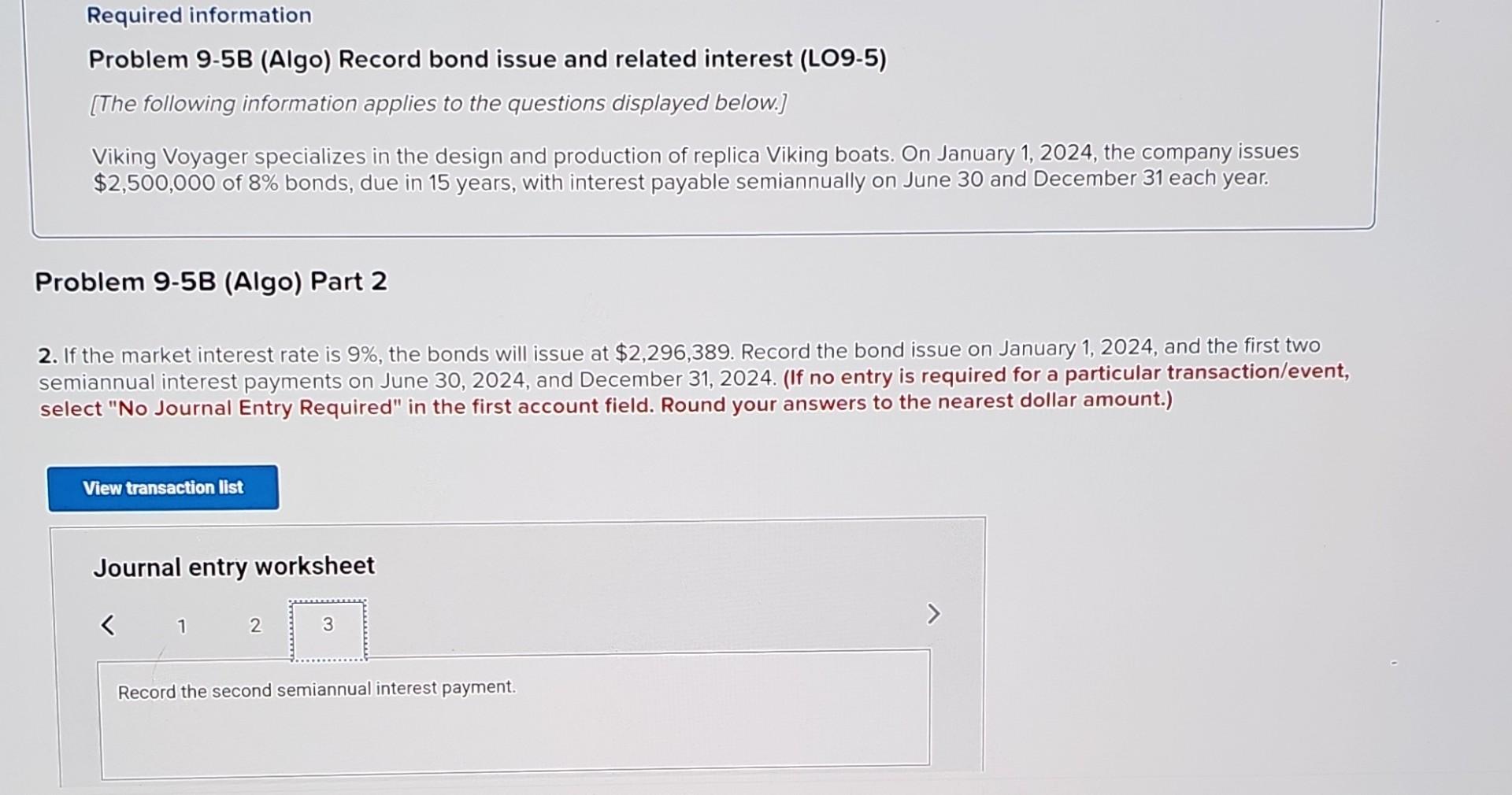entry is required for a particular transaction/event, select "No Journal Entry Required"