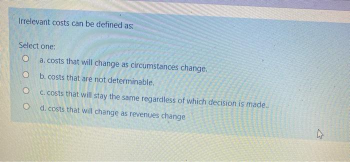 her division or shut down her division. What type of decision does