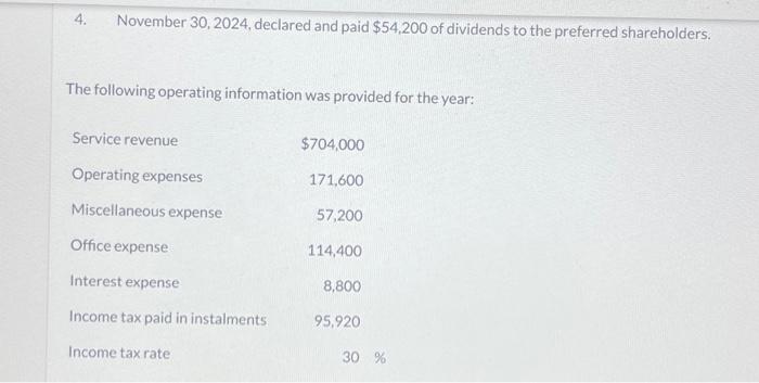 30 min plz Culver Construction Ltd. reported the following information related to