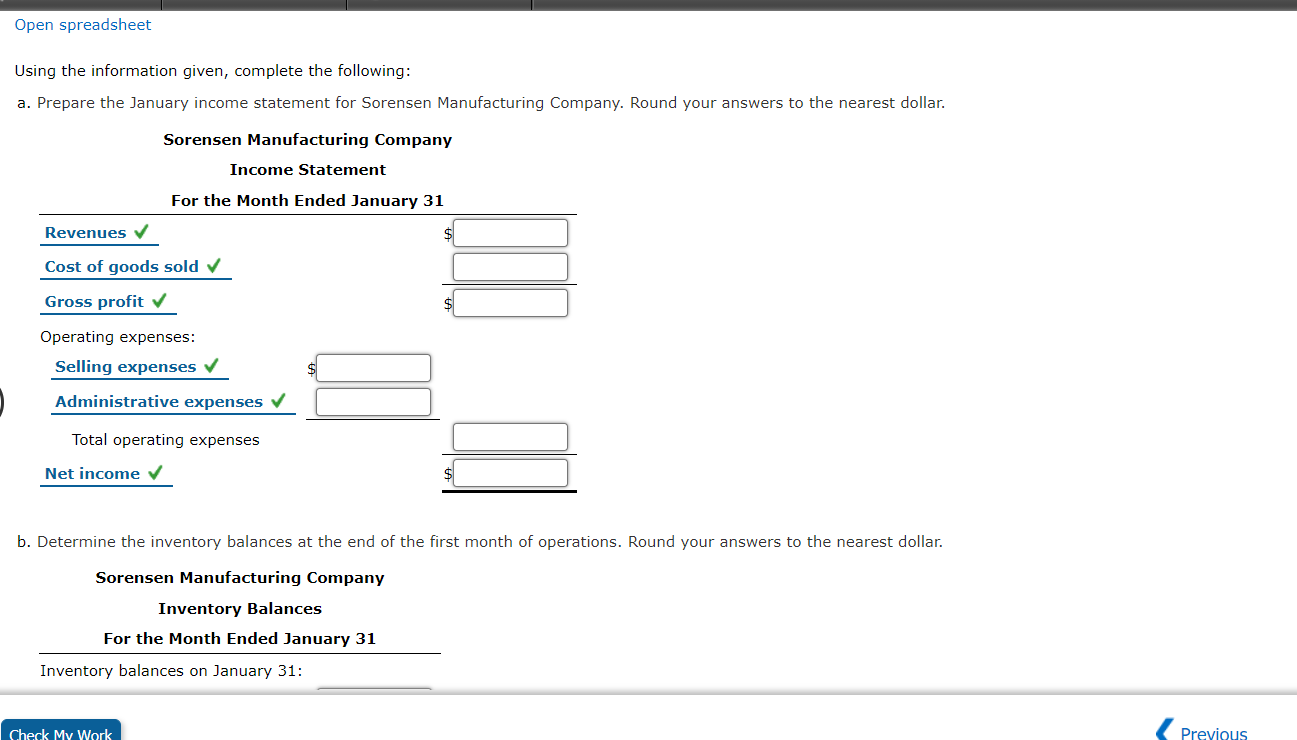 $208,540 551,210 665,150 $3,780,000 2,879,490 Direct labor Materials purchased during March Factory