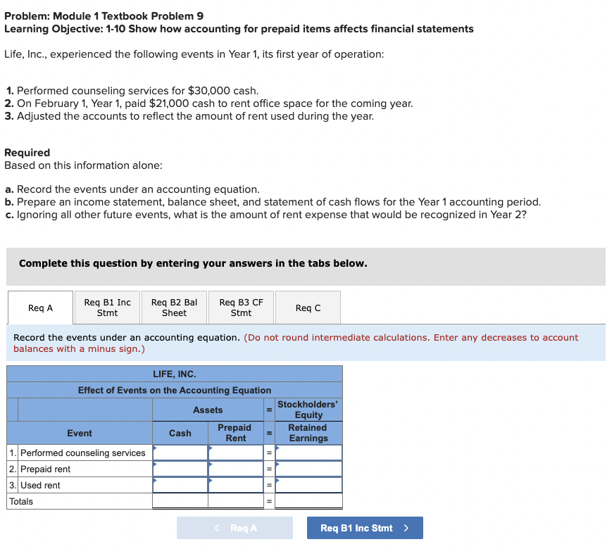  Problem: Module 1 Textbook Problem 9 Learning Objective: 1-10 Show how