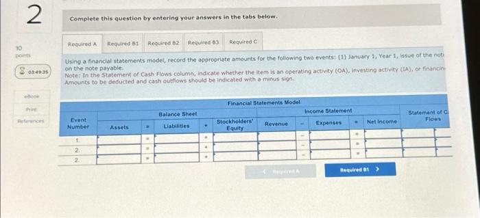 on January 1, Year 1, is shown next: a. Using a financial