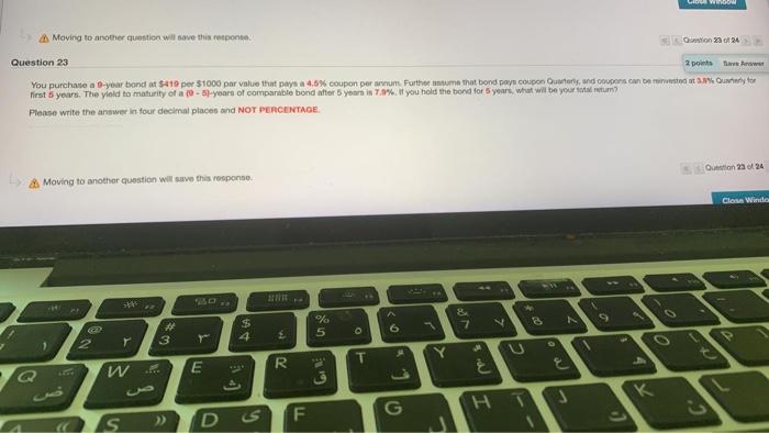  WoW Moving to another question will save this response On 230124