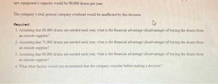 we ought to stop making our own drums and accept that outside