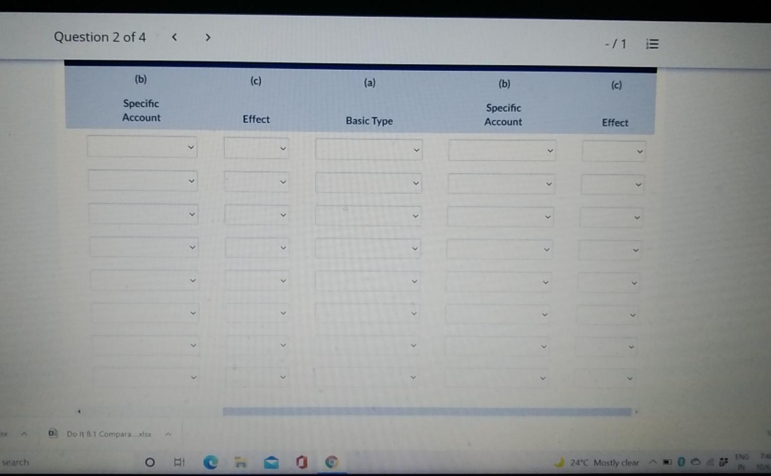 2. Paid rent in advance for two months, $2.100. 3. Paid administrative