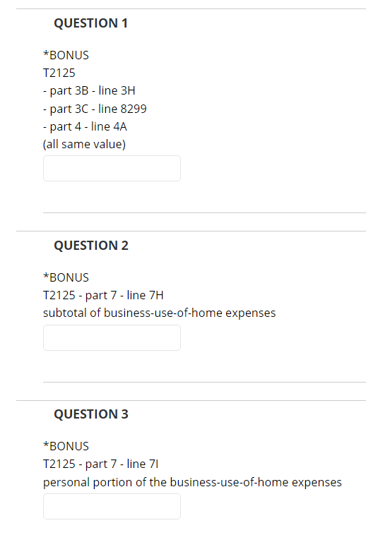 QUESTIONS FOR ASSIGNMENT ANNA SMITH TAX (ON, CANADA - YEAR 2020) RESOURCES