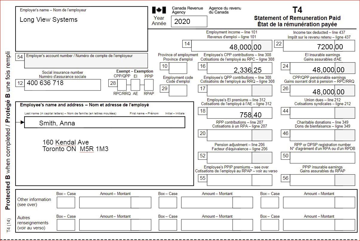 Anna will be taxed on, according to the Worksheet for the Return