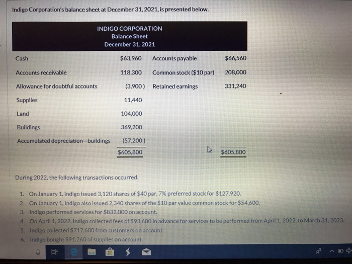 for share 7 Indio od 83.720 counts payable & indigo record 164