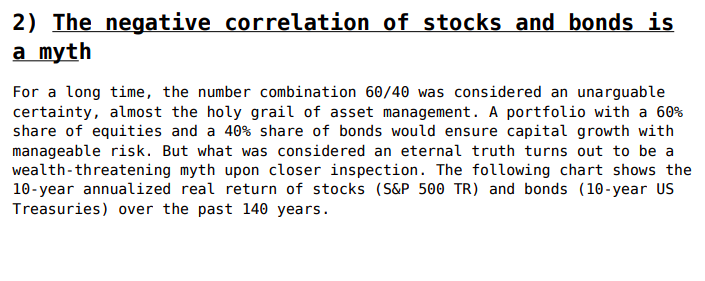 correlations may vary depending on the economic and financial market regime. In
